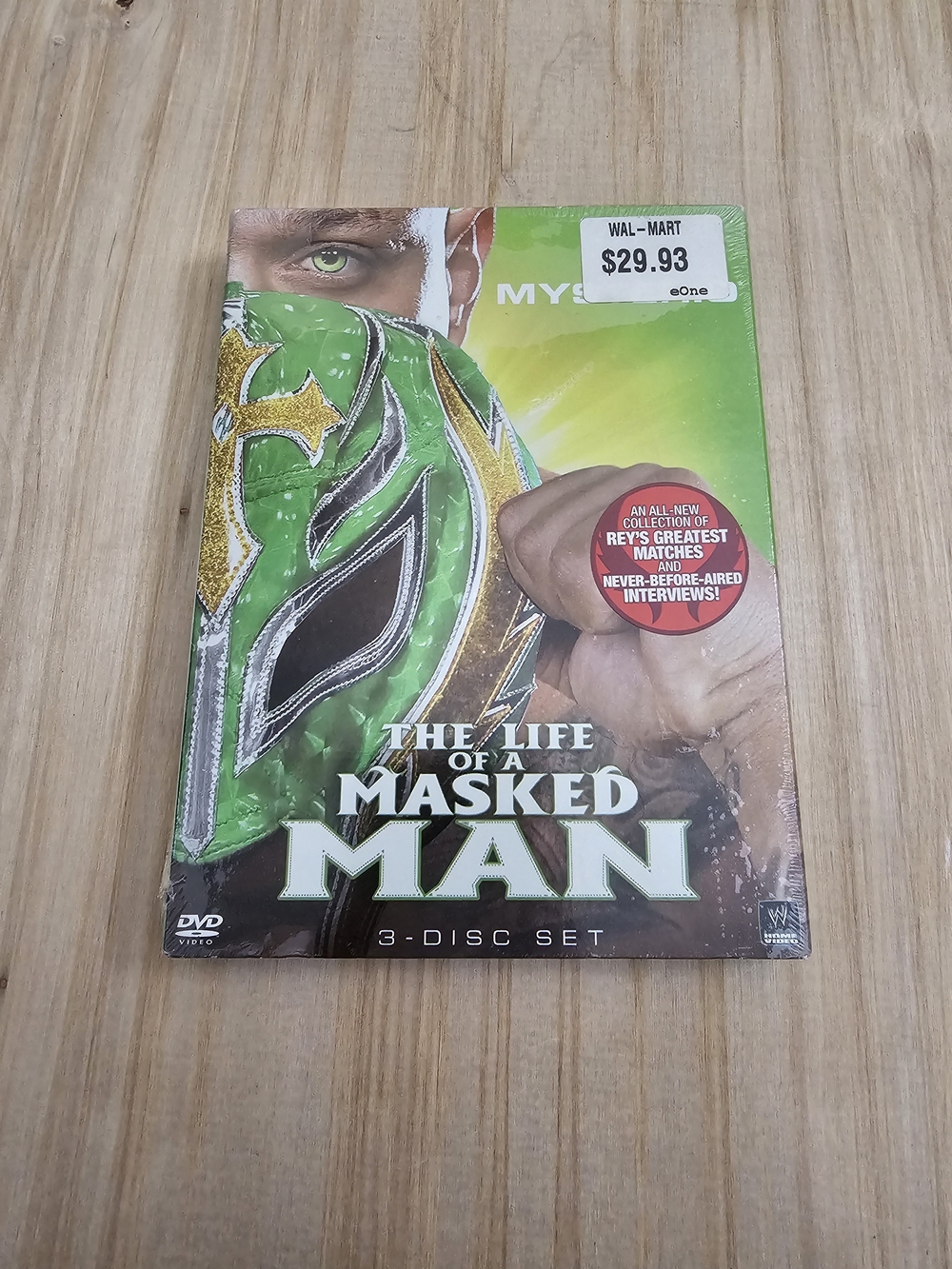 WWE The Life of a Masked Man DVD - Green, Gold, Black
